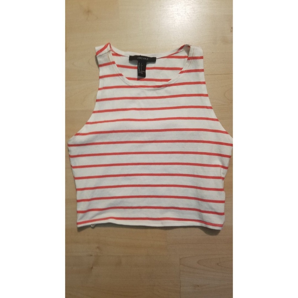 Striped crop top